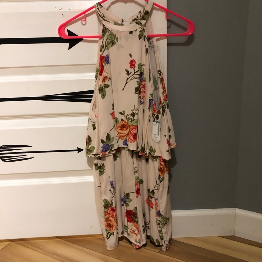 💛 onetheland cream-coloured floral romper